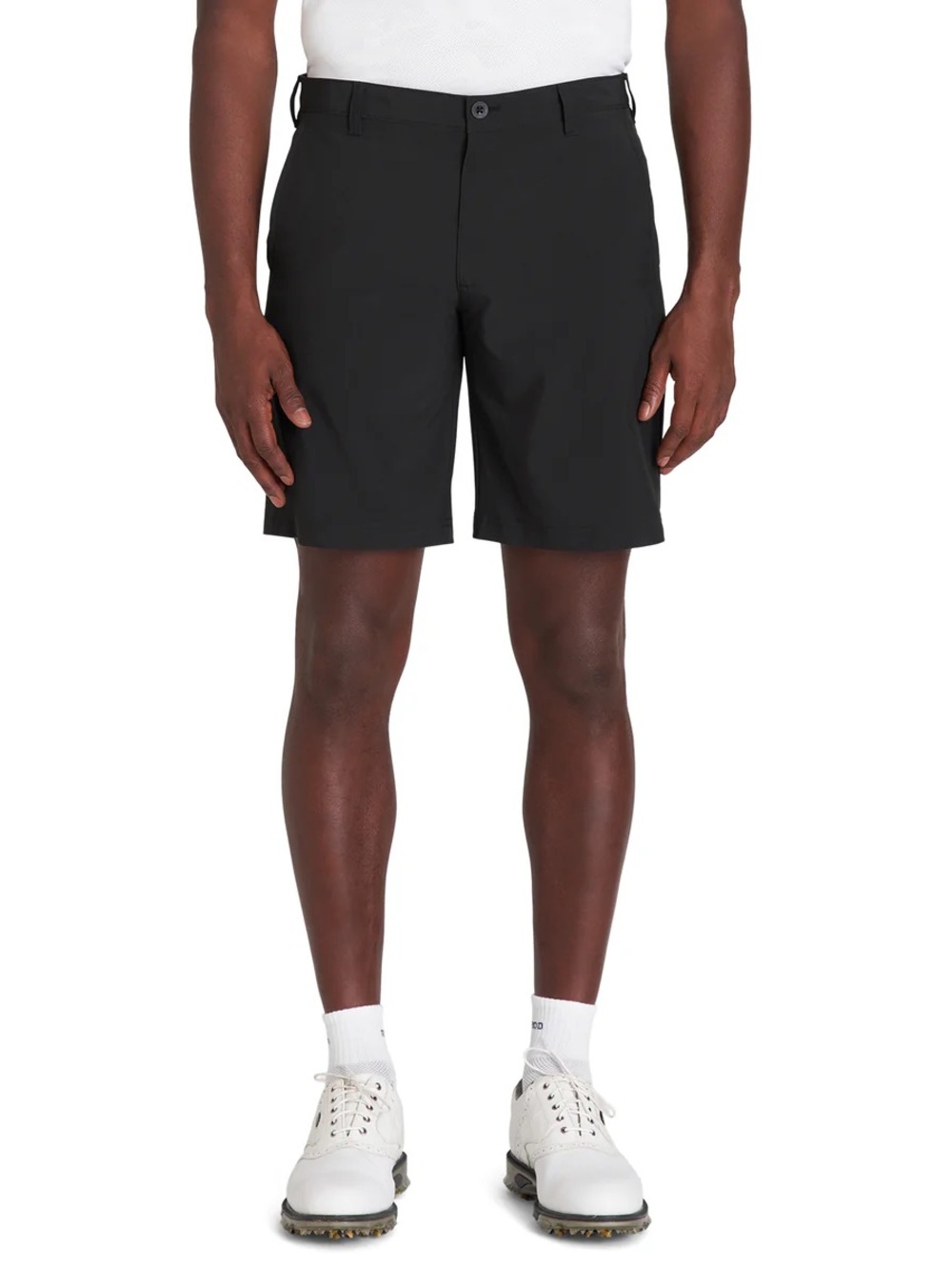 IZOD Men’s Golf Flat Front Shorts Black Size 32